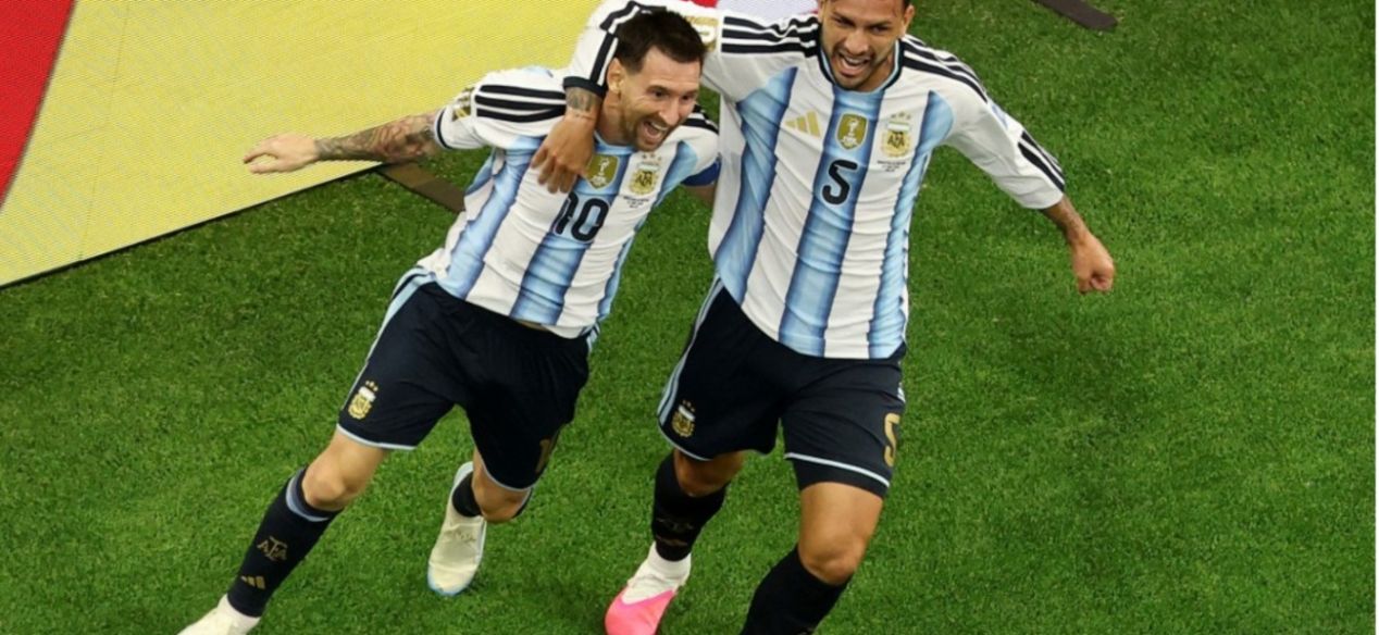 Lionel Messi y Leandro Paredes en la Copa Mundial 2026