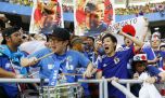 Plagio mundialista: los japoneses imitan el festejo de la hinchada argentina