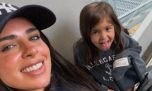 Valentina Cervantes y su hija, Olivia, matchearon con sus looks mundialistas en la previa al nuevo partido de la selección