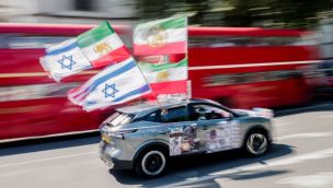 Manifestación por el conflicto entre Israel e Irán