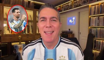 Rodolfo Barili y Lionel Messi