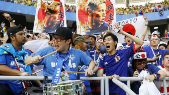 Plagio mundialista: los japoneses imitan el festejo de la hinchada argentina