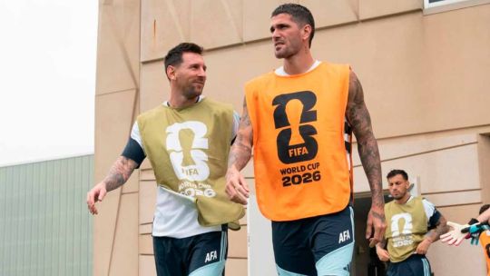 Lionel Messi y Rodrigo De Paul estrenaron nuevo look antes del partido de Argentina ante Austria