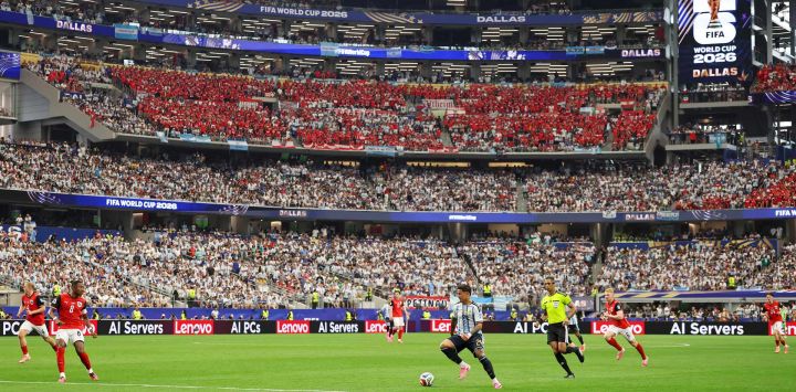 Vista general durante el partido del Grupo J de la Copa Mundial de la FIFA 2026 entre Argentina y Austria en el Estadio Dallas en Arlington, Texas.