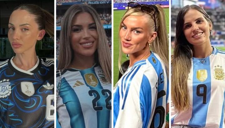 De Caro Calvagni a Agus Gandolfo, Kelci Rose y Emilia Ferrero, los looks de las "mujeres de la selección" en el segundo partido del Mundial