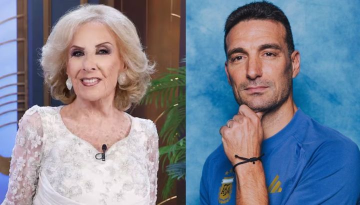Mirtha Legrand contó detalles de cómo conoció a Lionel Scaloni: "Me miraba mucho"