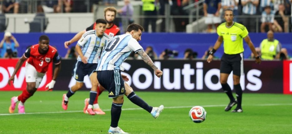 Lionel Messi ante Austria en el Mundial 2026