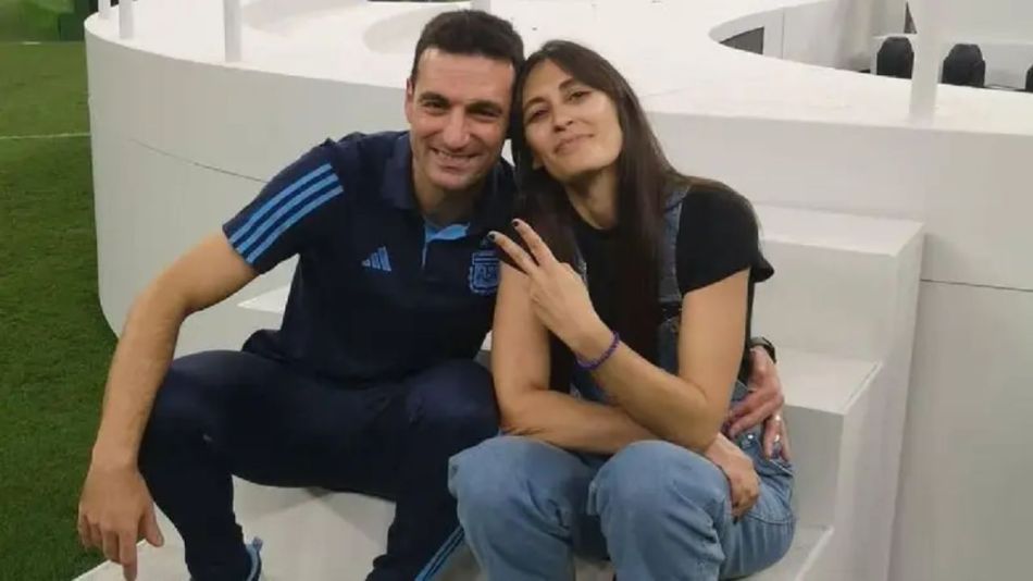Lionel Sacloni y Elisa Montero