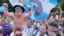 El video del enano austríaco que festejó con los hinchas argentinos