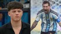 Nigro y Lionel Messi