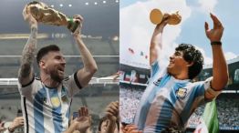 Messi y Maradona