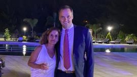 Silvia País y Manuel Adorni