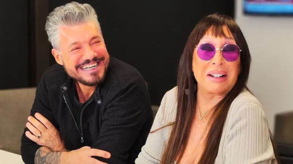 Marcelo Tinelli y Moria Casán