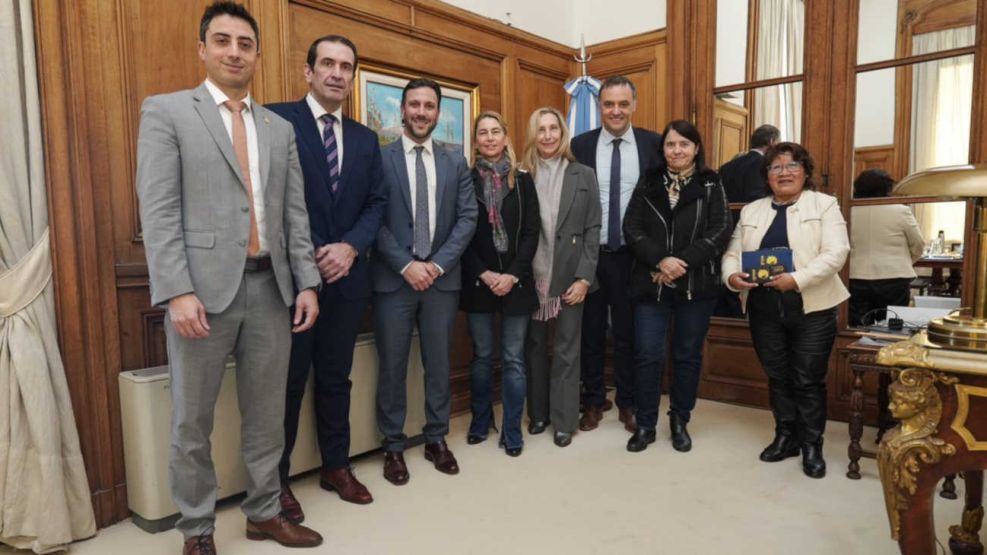 Adorn y Karina Milei recibieron este mediodía con senadores de la LLA 23062026
