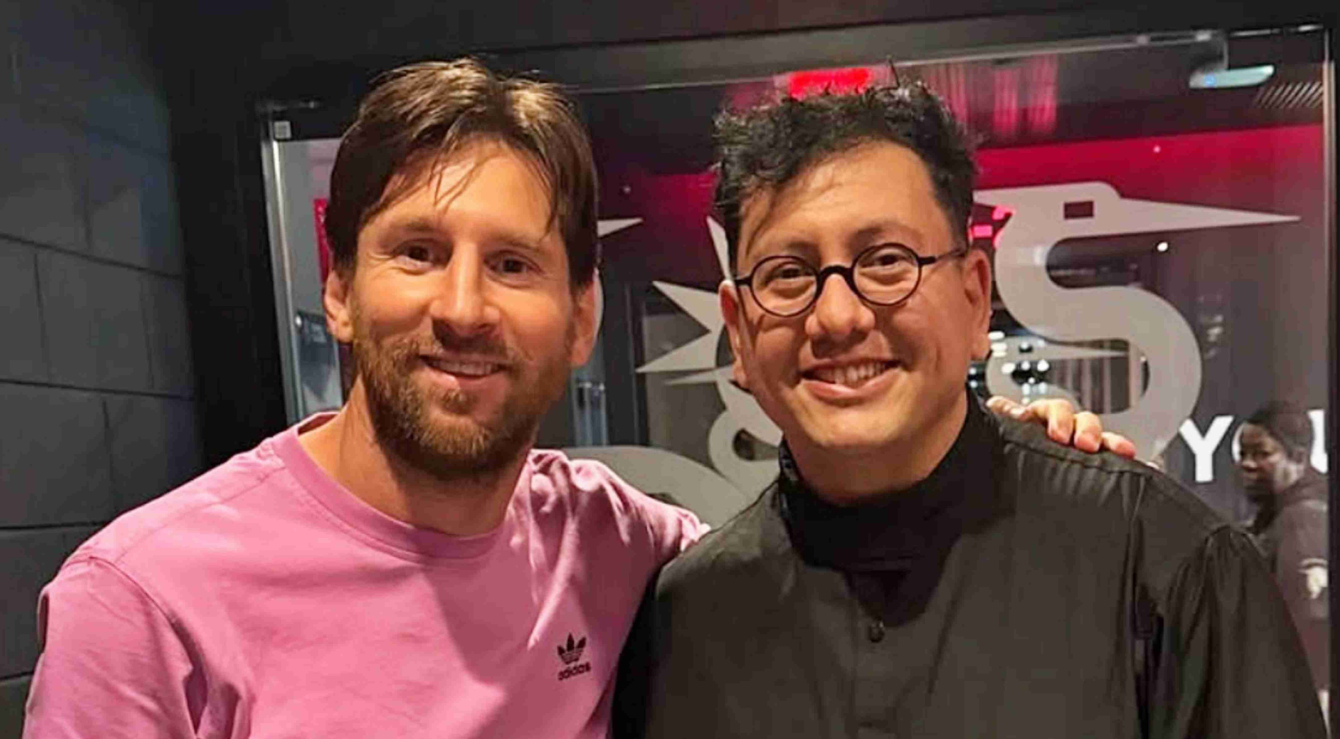 Messi y Refik Anadol. 