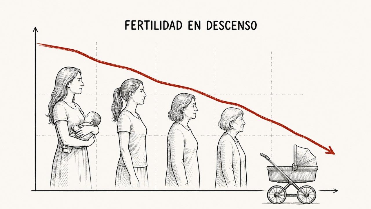 Baja de la natalidad | Foto:CEDOC