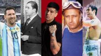 Lionel Messi, Carlos Gardel, Duki, Juan Manuel Fangio y Rodrigo Bueno