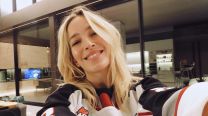 Luisana Lopilato marcó tendencia con un outfit total denim en pleno invierno