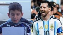 Manu y Lionel Messi