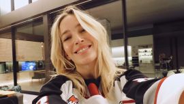 Luisana Lopilato marcó tendencia con un outfit total denim en pleno invierno