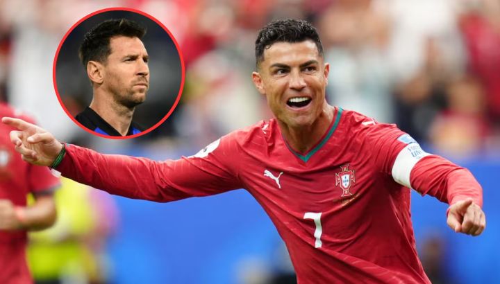 La reacción de Cristiano Ronaldo cuándo le preguntaron por Lionel Messi que causó polémica
