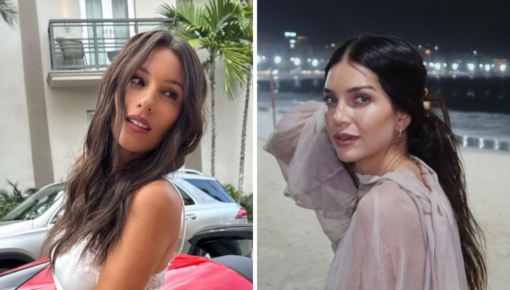 Duelo de looks: Pampita y Zaira Nara deslumbraron en Estados Unidos con vestidos de noche en el color que es tendencia