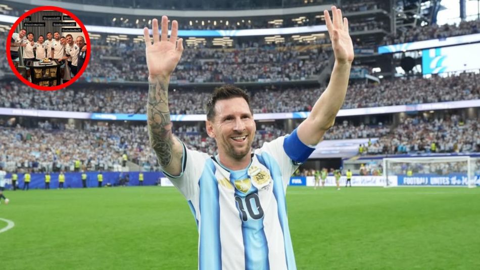 Lionel Messi con la Selección Argentina