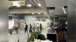 Caos en el aeropuerto Simón Bolivar en Venezuela