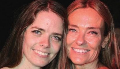 María Eugenia y su hija Geñi
