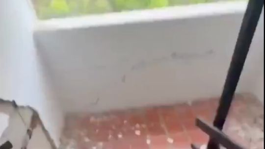 El video viral de un venezolano en su edificio destruido por el terremoto
