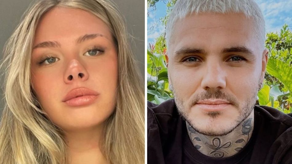 Ekatarina y Mauro Icardi