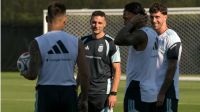Entrenamiento de la Selección Argentina en Kansas City