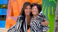 Catherine Fulop y su mamá
