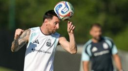 Entrenamiento de la Selección Argentina en Kansas City