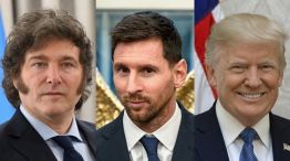 Lionel Messi, Javier Milei y Donald Trump