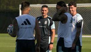 Entrenamiento de la Selección Argentina en Kansas City