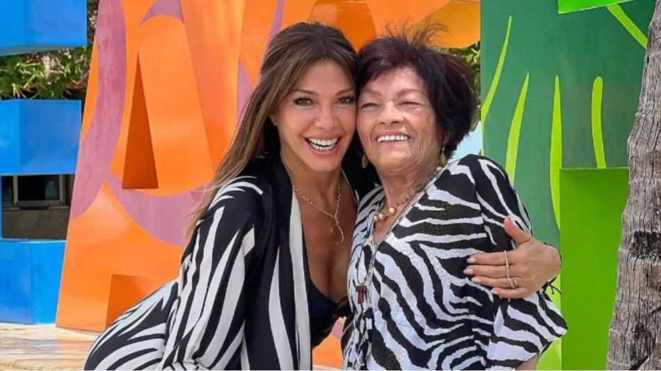 Catherine Fulop y su mamá