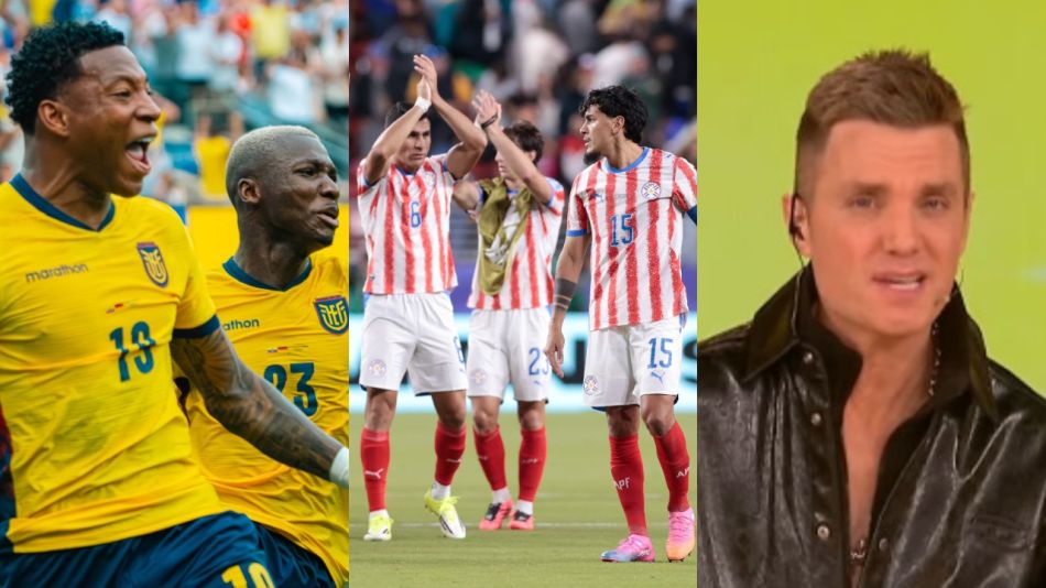 Selección de Ecuador, Selección de Paraguay y Santiago del Moro en Gran Hermano