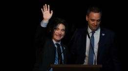 Manuel Adorni y Javier Milei