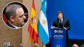 Milei regresó de Madrid y se espera este sábado una reunión clave con Adorni