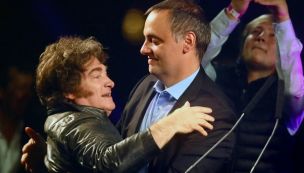 Manuel Adorni y Javier Milei
