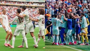 España le ganó a Uruguay y Francia a Noruega