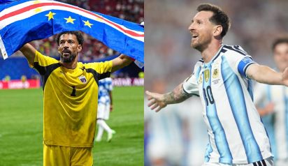 Vozinha y Lionel Messi
