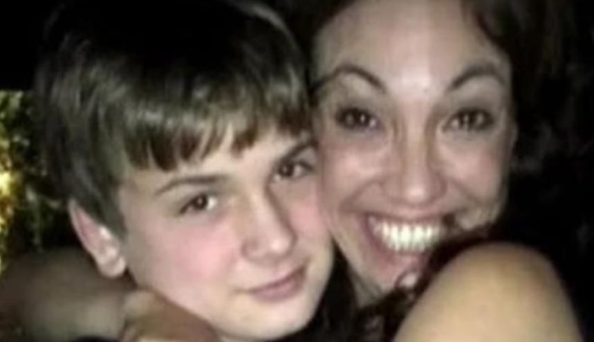 Ernestina Pais y su hijo Benicio Guyot