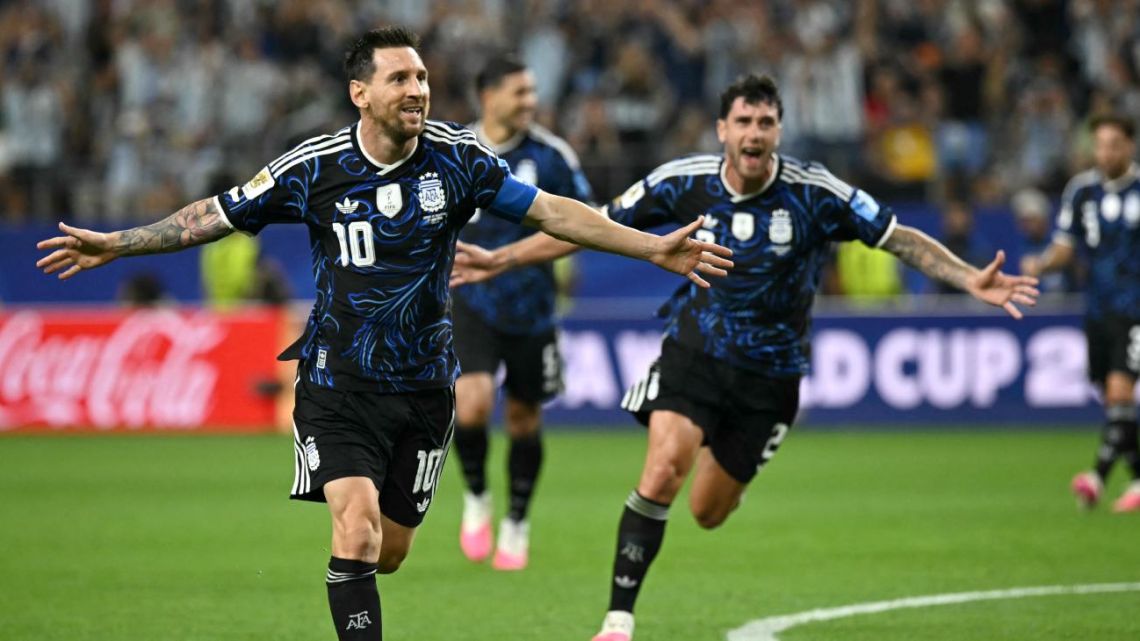 Argentina venceu a Jordânia, somou nove pontos e Messi voltou a gritar gol na Copa do Mundo de 2026