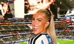 Kelci Rose Bowers, la novia de Marcos Senesi, intervino la campera de la selección argentina y creó la versión más fashion del Mundial 2026