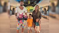 Lucas Trejo, su esposa Yanina Maranella, y sus hijos Aarón y Ainhoa