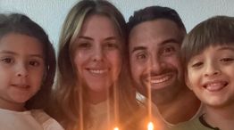 Lucas Trejo, su esposa Yani Maranella y sus hijos Aarón y Ainhoa