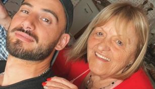Nico Occhiato con su abuela, Concepción