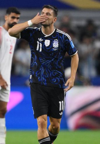 Gol de Argentina en Argentina vs. Jordania